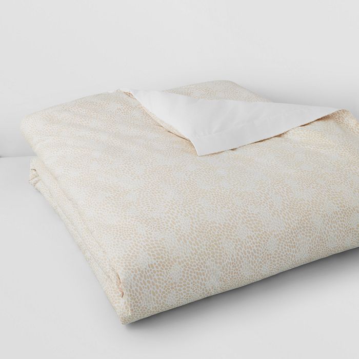 Matouk Lulu Dk For  Nikita Duvet Cover, Twin In Champagne