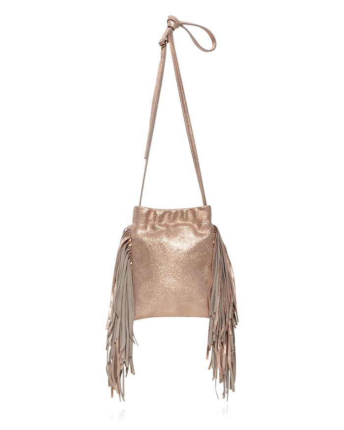 Monserat De Lucca Lola Shimmer Mini Suede Crossbody Bloomingdale s