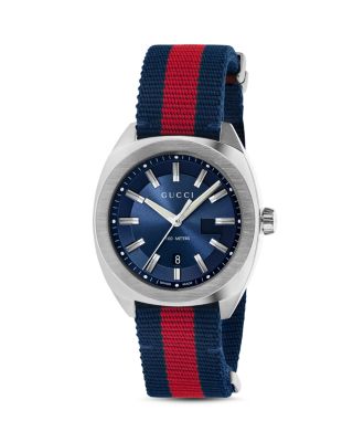 mens gucci watch blue face