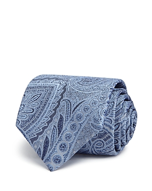 The Men's Store At Bloomingdale's Monochrome Paisley Wide Tie - 100% Exclusive In Blue