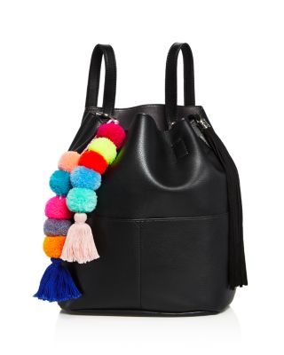 pom pom backpack