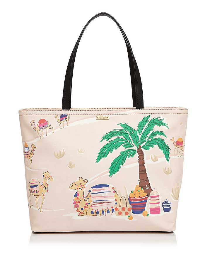 kate spade new york Spice Camel Canvas Tote