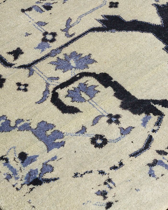 Surya Opulent Area Rug, 4' X 6' In Blue/black