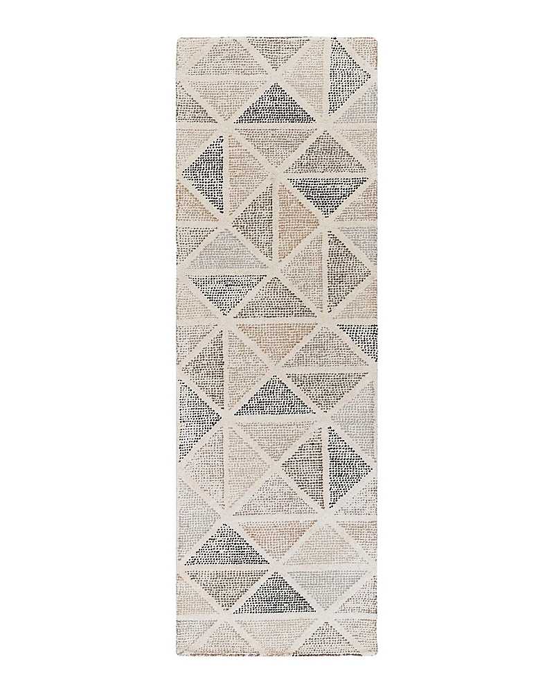 Shop Surya Melody Area Rug, 2'6 X 8' In Black/ Charcoal