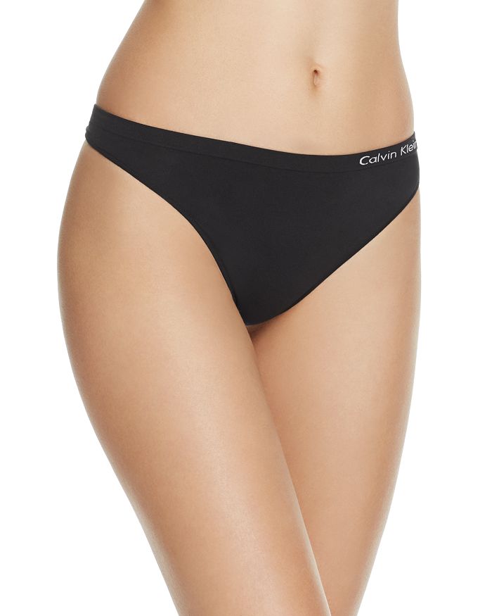 Buy Calvin KleinWomen's Pure Seamless Thong Panty Online at