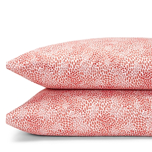 Matouk Lulu Dk For  Nikita Standard Pillowcase, Pair In Coral
