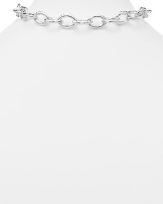 Sterling Silver Glamazon&reg; Bastille Link Chain Necklace, 18"