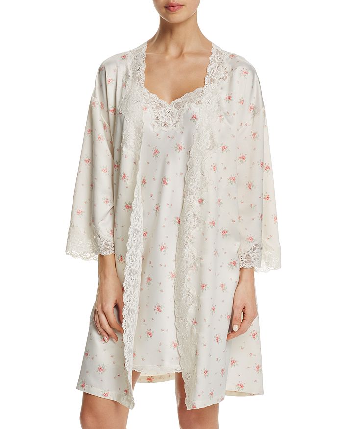 Ralph Lauren Signature Satin Robe Chemise Bloomingdale s