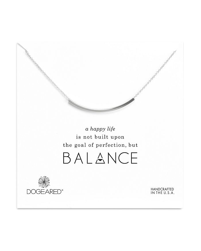 Dogeared Balance Tube Necklace 16