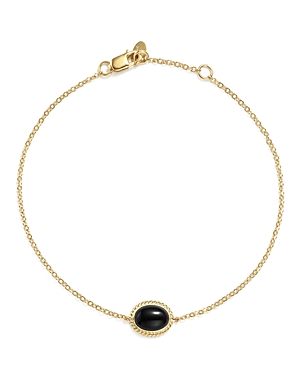 Onyx Oval Bracelet in 14K Yellow Gold - 100% Exclusive