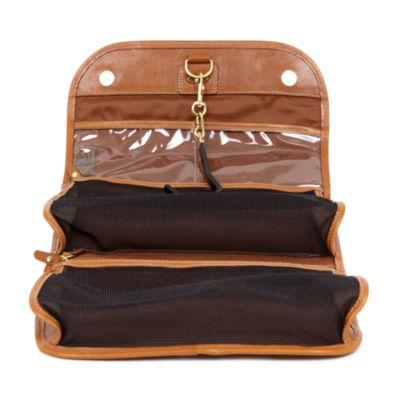 Life Pelle Leather Tri-Fold Toiletry Kit