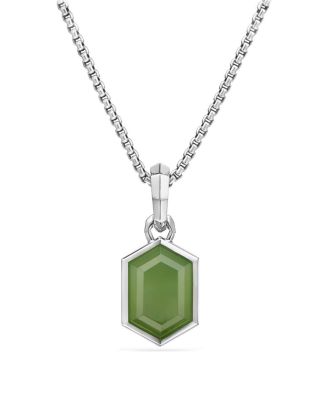 David Yurman Hexagon Cut Amulet with Nephrite Jade Bloomingdale s