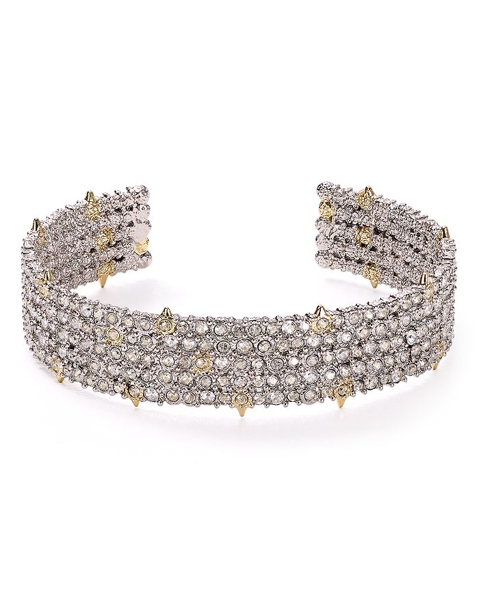 ALEXIS BITTAR CRYSTAL PAVE ACCENT CUFF,AB64B056