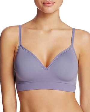 Yummie Dawn Wireless Contour Bralette In Blue Granite