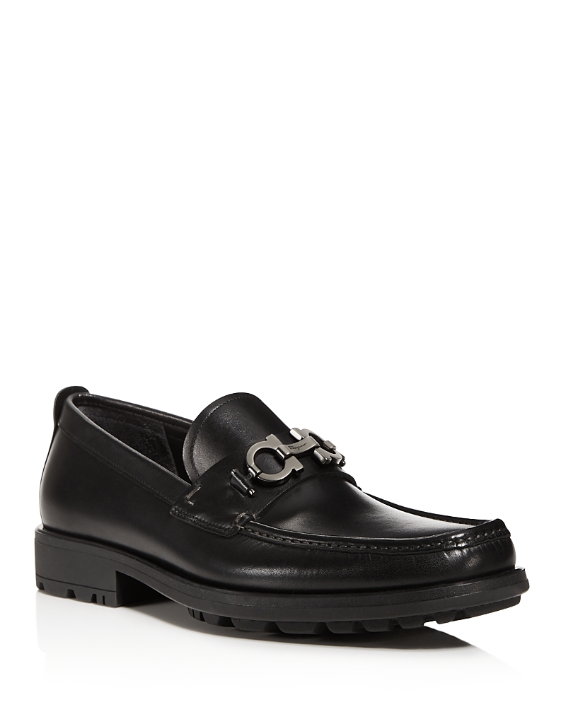 Ferragamo Men's David Leather Loafers - Regular