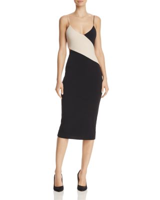 alice olivia colorblock dress