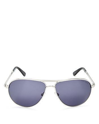 Tom Ford Men's Marko Aviator Sunglasses, 58mm | Bloomingdale's