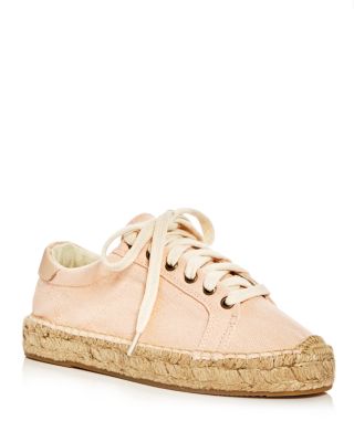 espadrille lace up sneakers