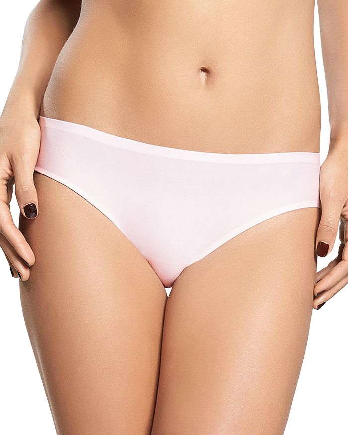 Shop Chantelle Soft Stretch One-size Bikini In Blushing Pink