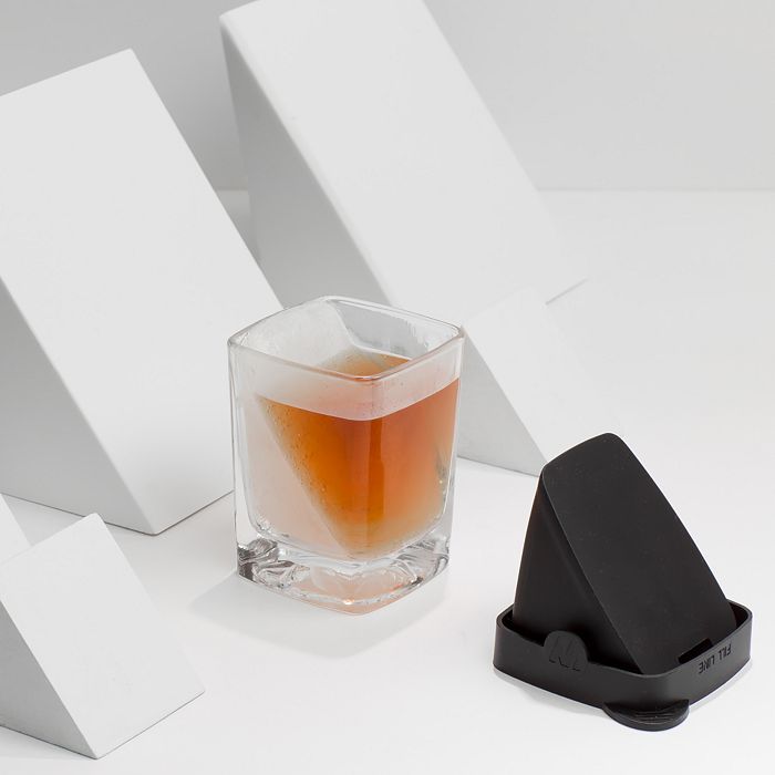 Shop Corkcicle Whiskey Wedge In Black