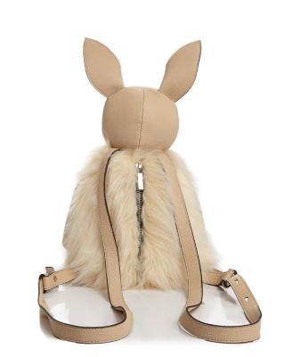 Kendall & Kylie Normie Faux Fur & Leather Backpack Kendall & Kylie Normie Leather Plush Faux Fur Trimmed  main image 2