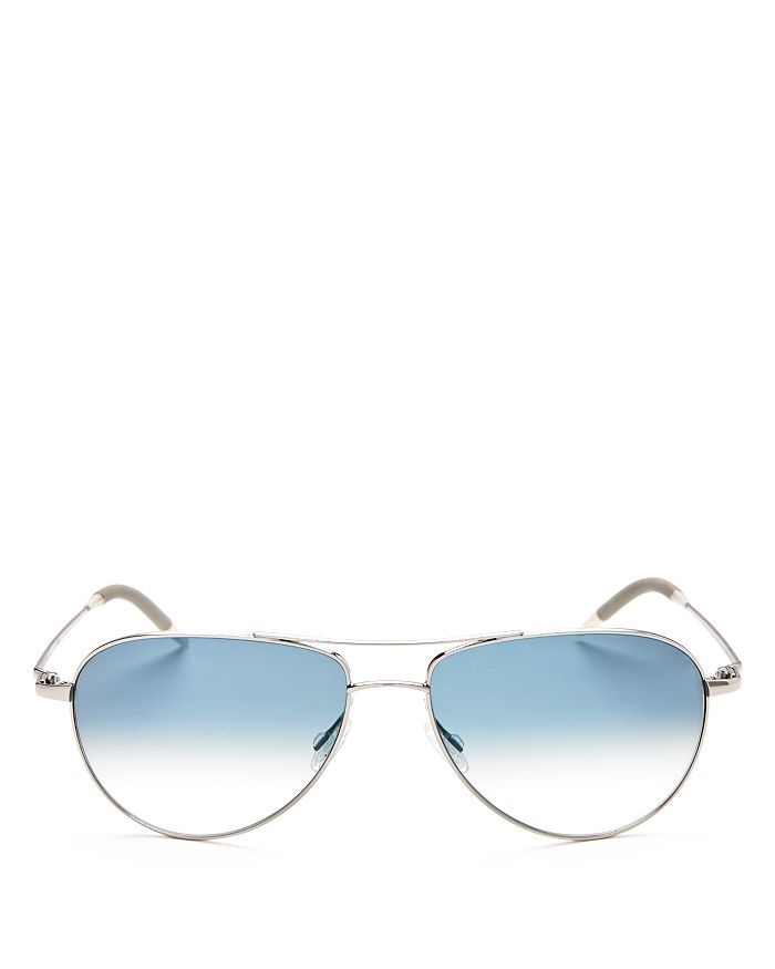 Oliver Peoples Men's Benedict Aviator Sunglasses, 59mm | Bloomingdale's