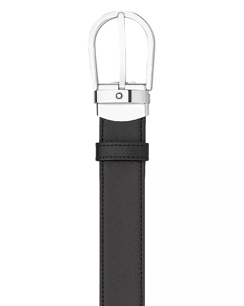 Montblanc Men's Reversible Saffiano Leather Belt
