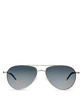 Oliver Peoples -  Benedict Polarized Aviator Sunglasses, 59mm