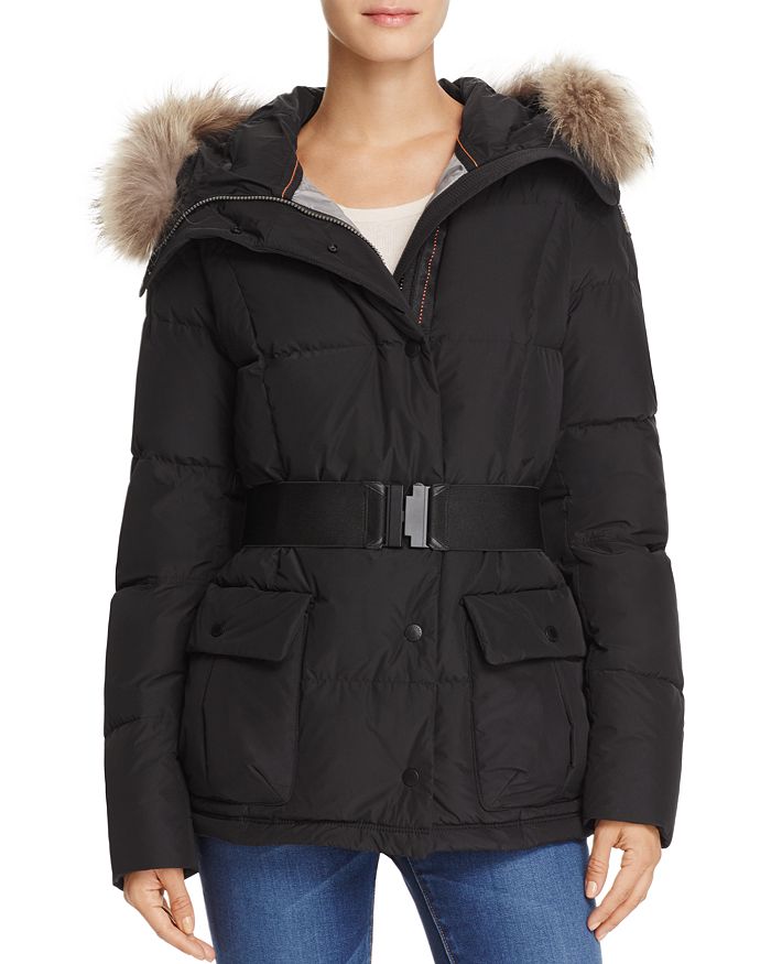 Parajumpers fur trim sale