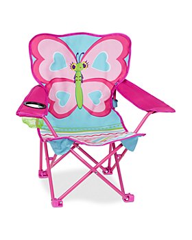Melissa & Doug - Butterfly Camp Folding Chair - Ages 3+
