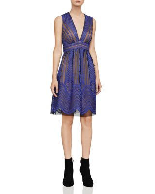 green emerald velvet dress Bcbgmaxazria Cocktail dress / Party dress multicolored, Women's, Size: XXS, Multi-coloured