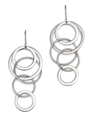 Bloomingdale's Fine Collection - Sterling Silver Cascading Circle Drop Earrings - Exclusive