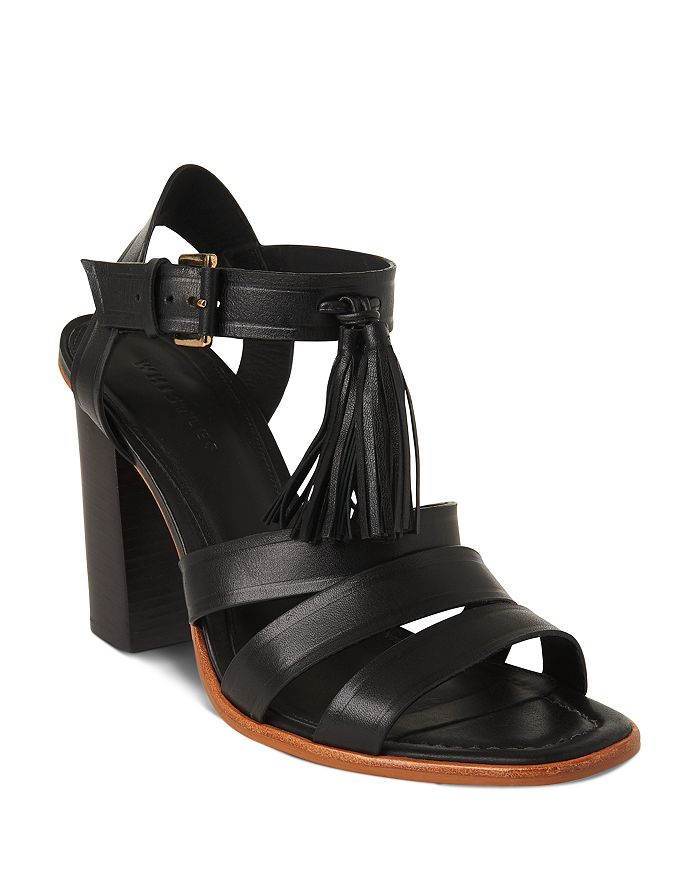 Whistles Maida Tassel High Block Heel Sandals Bloomingdale's