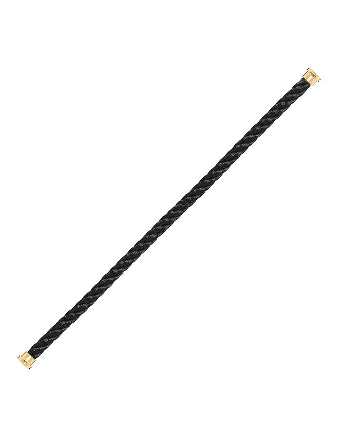 Fred Force 10 Large Cable Bracelet In Black/gold