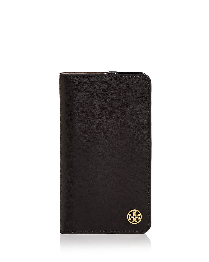 Tory Burch Parker Leather Folio iPhone 7 Case Bloomingdale s