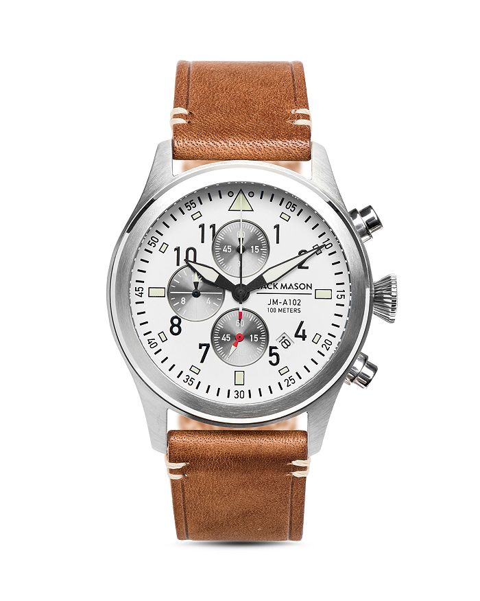 Jack mason shop aviator watch 42mm