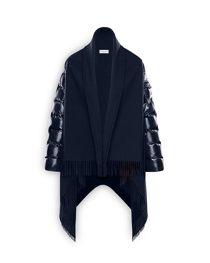 Moncler Mixed Media Down Cape Bloomingdale s