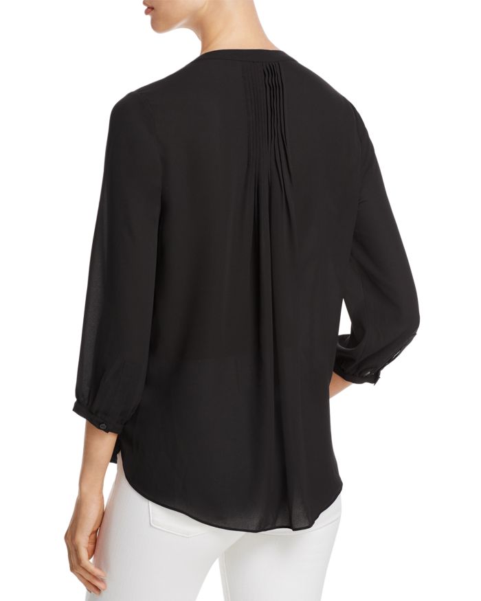 Pintuck-Back Blouse