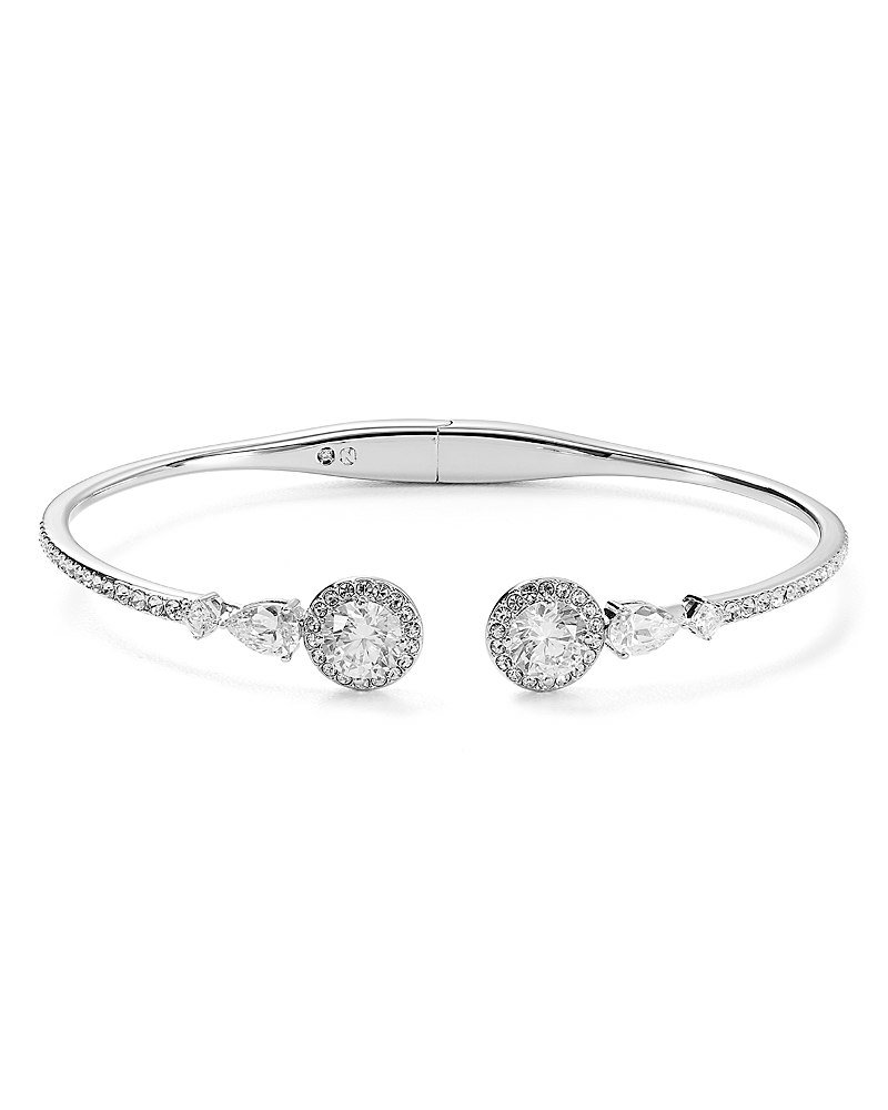 NADRI PAVE DETAIL HINGE BRACELET