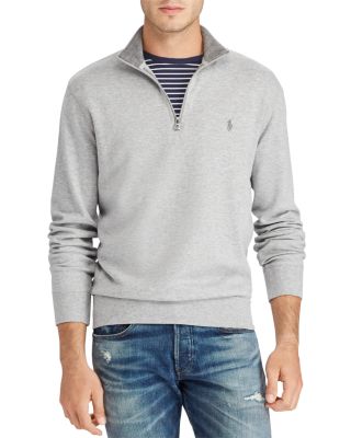 ralph lauren grey half zip