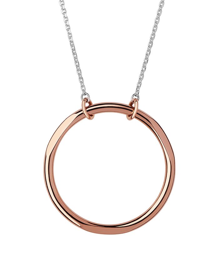 Links of London 20 20 Bi Metal Circle Pendant Necklace 31.5