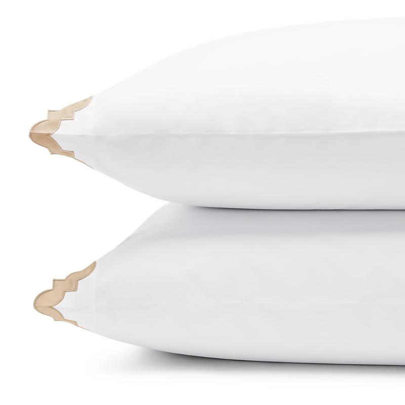 Matouk Aziza King Pillowcase, Pair In Champagne