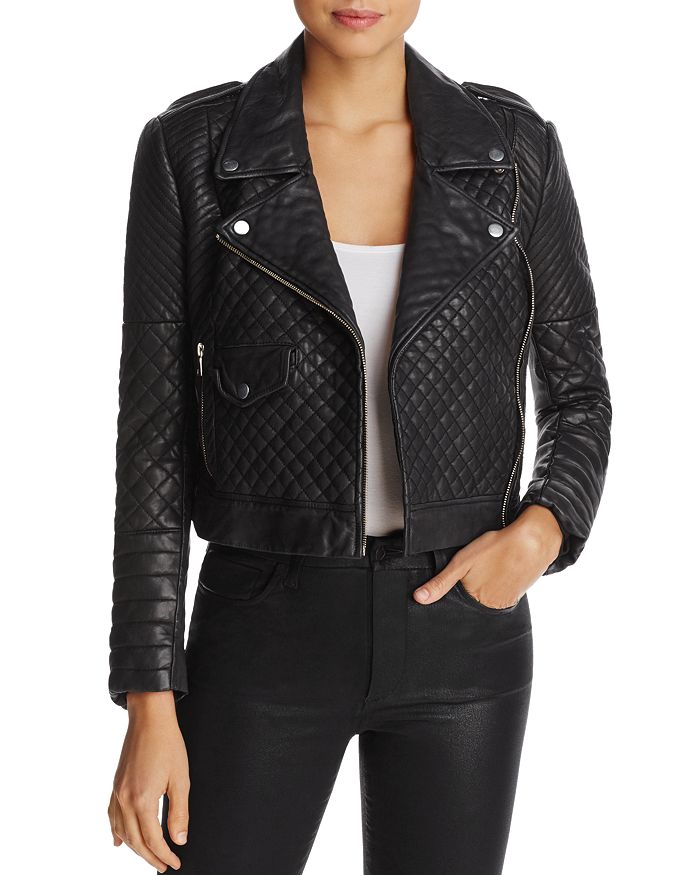 Joe's Jeans Michelin Quilted Leather Moto Jacket | Bloomingdale's