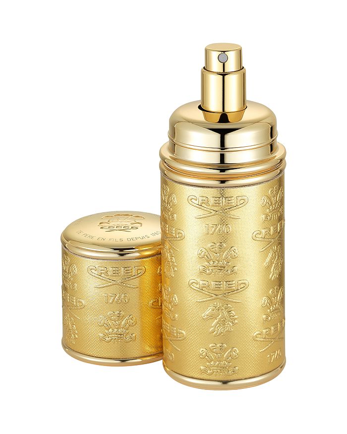 CREED DELUXE LEATHER & GOLD-TONE BOTTLE ATOMIZER,1505000151