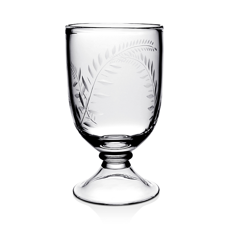 William Yeoward Crystal Country Jasmine Footed Hurricane In Clear