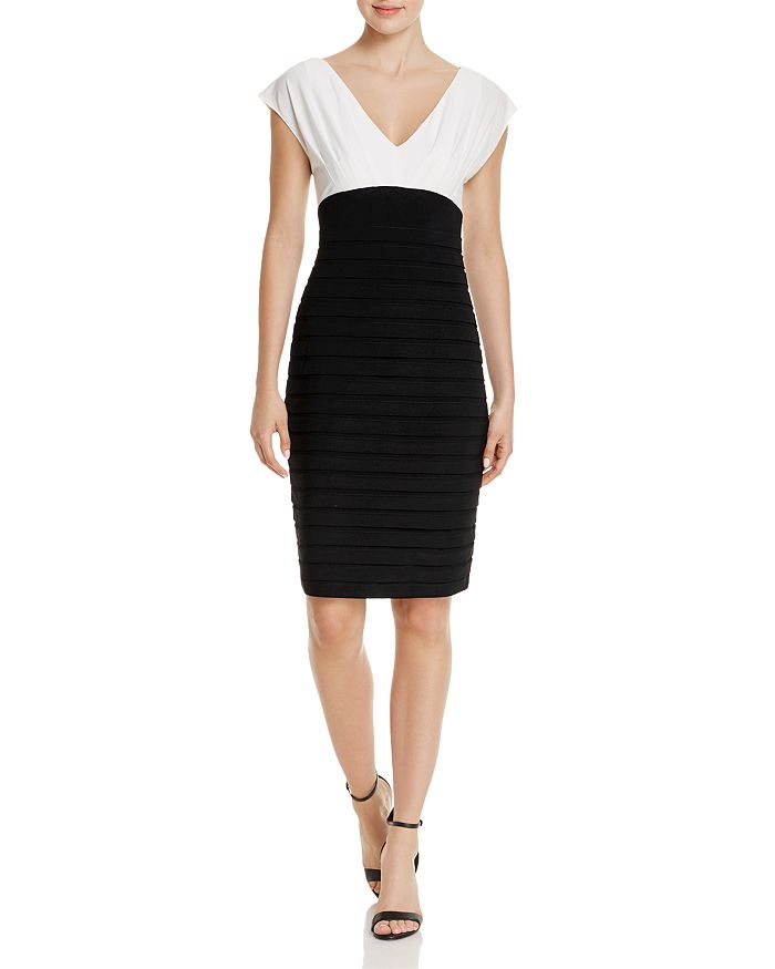 Adrianna papell top banded sheath dress