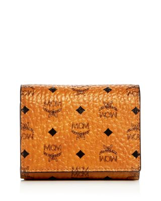mcm trifold wallet