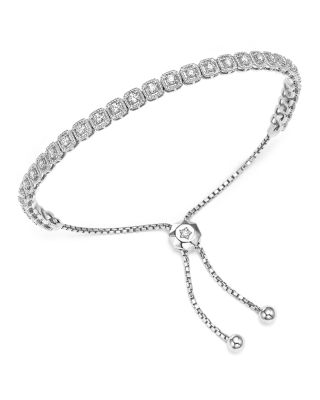 Bloomingdale's Fine Collection - Diamond Milgrain Bolo Bracelet in 14K Gold