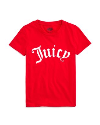 Juicy Couture Black Label Girls' Track Gothic Juicy Tee - Big Kid