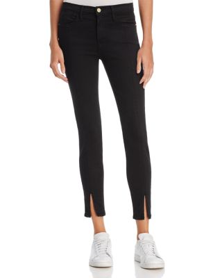 frame split hem jeans